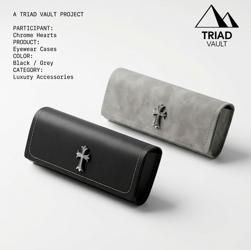 ÓCULOS CHROME HEARTS + CASE - TRIAD VAULT
