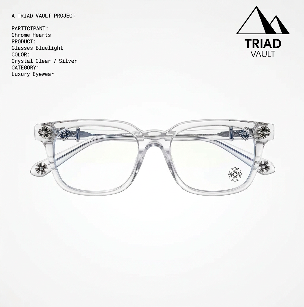 ÓCULOS CHROME HEARTS + CASE - TRIAD VAULT